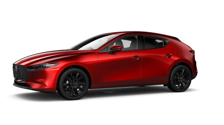 mazda 3 hb soulred merah